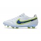 Nike Tiempo Legend 9 Elite FG Nuovo Bianco Blu