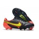 Nike Tiempo Legend 9 Elite FG Nuovo Nero Giallo Rosso