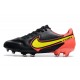 Nike Tiempo Legend 9 Elite FG Nuovo Nero Giallo Rosso