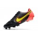 Nike Tiempo Legend 9 Elite FG Nuovo Nero Giallo Rosso