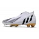 Scarpe da calcio adidas PREDATOR EDGE+ FG Bianco Nero Oro