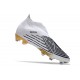 Scarpe da calcio adidas PREDATOR EDGE+ FG Bianco Nero Oro