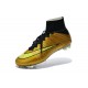 Cristiano Ronaldo Nike Scarpa da Calcio Mercurial Superfly 4 FG Oro Nero Giallo
