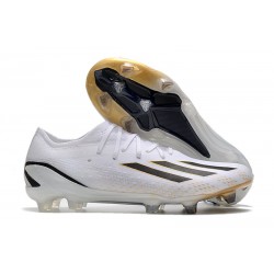 Scarpe adidas X Speedportal.1 FG Bianco Nero Oro
