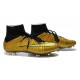 Cristiano Ronaldo Nike Scarpa da Calcio Mercurial Superfly 4 FG Oro Nero Giallo