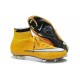Nike Nuove Scarpe Calcio Mercurial Superfly CR7 FG Giallo Bianco