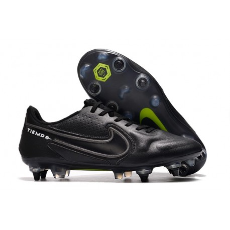 Nike Tiempo Legend IX Elite SG Pro Nero Summit Bianco Azzurro Foto