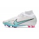Nike Zoom Mercurial Superfly 9 Elite FG Bianco Blu