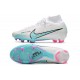 Nike Zoom Mercurial Superfly 9 Elite FG Bianco Blu