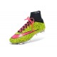 Cristiano Ronaldo Nike Scarpa da Calcio Mercurial Superfly 4 FG Safari Giallo Rosa