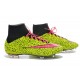Cristiano Ronaldo Nike Scarpa da Calcio Mercurial Superfly 4 FG Safari Giallo Rosa