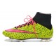 Cristiano Ronaldo Nike Scarpa da Calcio Mercurial Superfly 4 FG Safari Giallo Rosa