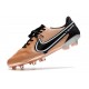 Nike Tiempo Legend 9 Elite FG Nuovo Rame Metallico Bianco Off Noir