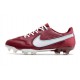 Nike Tiempo Legend 9 Elite FG Nuovo Team Rosso Bianco Ibisco Mistico