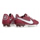 Nike Tiempo Legend 9 Elite FG Nuovo Team Rosso Bianco Ibisco Mistico