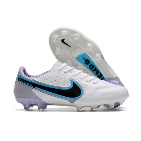 Nike Tiempo Legend 9 Elite FG Nuovo Bianco Nero