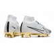 Nike Zoom Mercurial Superfly 9 Elite FG Bianco Rosso