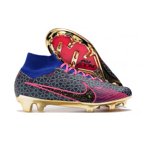 Nike Zoom Mercurial Superfly 9 Elite FG Rosa Blu