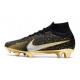 Nike Zoom Mercurial Superfly 9 Elite FG Nero Bianco Oro