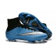 Cristiano Ronaldo Nike Scarpa da Calcio Mercurial Superfly 4 FG Blu Nero Bianco