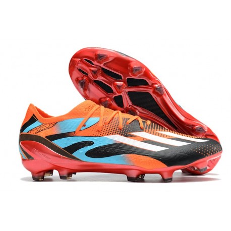 Scarpe adidas X Speedportal.1 FG Nero Arancione Bianco