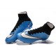 Cristiano Ronaldo Nike Scarpa da Calcio Mercurial Superfly 4 FG Blu Nero Bianco