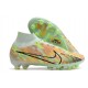 Nike Zoom Mercurial Superfly IX Elite AG Verde Orzo Blu Nerastro Arancione Total