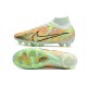 Nike Zoom Mercurial Superfly IX Elite AG Verde Orzo Blu Nerastro Arancione Total