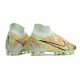 Nike Zoom Mercurial Superfly IX Elite AG Verde Orzo Blu Nerastro Arancione Total