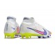 Nike Air Zoom Mercurial Superfly IX Elite FG Bianco Rosa Volt