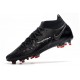 Nike Phantom GT II Elite DF FG Nero Grigio Fumo Scuro Summit Bianco