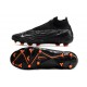 Scarpe Nike Phantom GX Elite DF FG Nero Summit Bianco Grigio Fumo Scuro