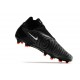 Scarpe Nike Phantom GX Elite DF FG Nero Summit Bianco Grigio Fumo Scuro