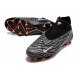 Scarpe Nike Phantom GX Elite DF FG Nero Summit Bianco Grigio Fumo Scuro