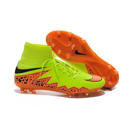 Scarpe da Calcio Neymar Nike Hypervenom Phantom II FG ACC Giallo Arancio Nero