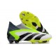 Scarpa adidas Predator Accuracy+ FG Bianco Nero Core Limone Lucido