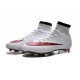 Scarpini da Calcio Nike Mercurial Superfly FG ACC Bianco Rosso