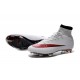 Scarpini da Calcio Nike Mercurial Superfly FG ACC Bianco Rosso