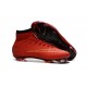 Cristiano Ronaldo Nike Scarpa da Calcio Mercurial Superfly 4 FG Rosso Oro