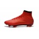 Cristiano Ronaldo Nike Scarpa da Calcio Mercurial Superfly 4 FG Rosso Oro
