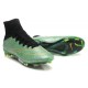 Nike Nuove Scarpe Calcio Mercurial Superfly CR7 FG Verde Oro Nero