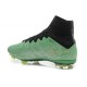 Nike Nuove Scarpe Calcio Mercurial Superfly CR7 FG Verde Oro Nero
