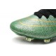 Nike Nuove Scarpe Calcio Mercurial Superfly CR7 FG Verde Oro Nero