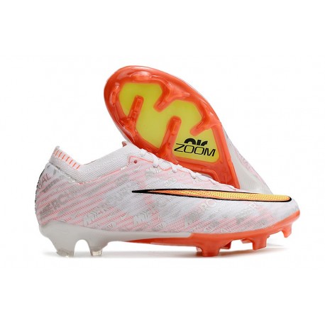 Nike Zoom Mercurial Vapor 15 Elite FG Bianco Arancio Giallo