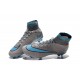 Scarpini da Calcio Nike Mercurial Superfly FG ACC Grigio Blu