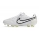 Nike Tiempo Legend 9 Elite FG Nuovo Bianco Nero