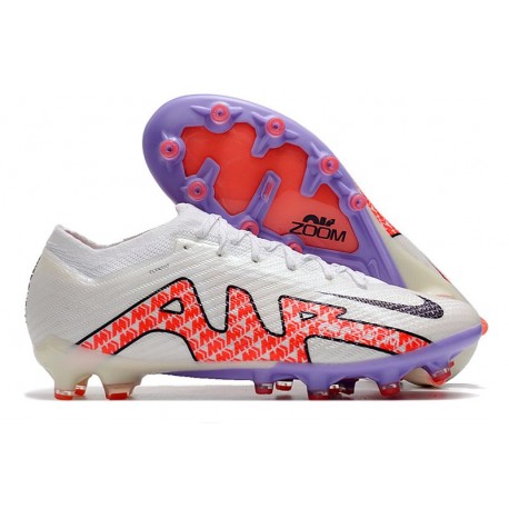 Nike Zoom Mercurial Vapor 15 Elite AG PRO Bianco Off Noir Latte Di Cocco
