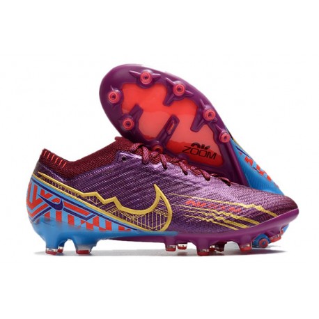 Nike Zoom Mercurial Vapor 15 Elite AG PRO KM Barbabietola Scuro Mtlc Vivid Oro