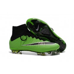 Nike Scarpa da Calcio Nuovo Mercurial Superfly FG Cristiano Ronaldo Verde Nero