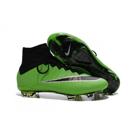 Nike Scarpa da Calcio Nuovo Mercurial Superfly FG Cristiano Ronaldo Verde Nero